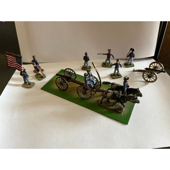 Vtg Custom Cast 1974 The Union Horse Artillery Brigade of the Army - Picture 3 of 10